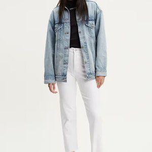 Levi's® Premium WEDGIE STRAIGHT FIT WOMEN'S JEANS | White | Size 26